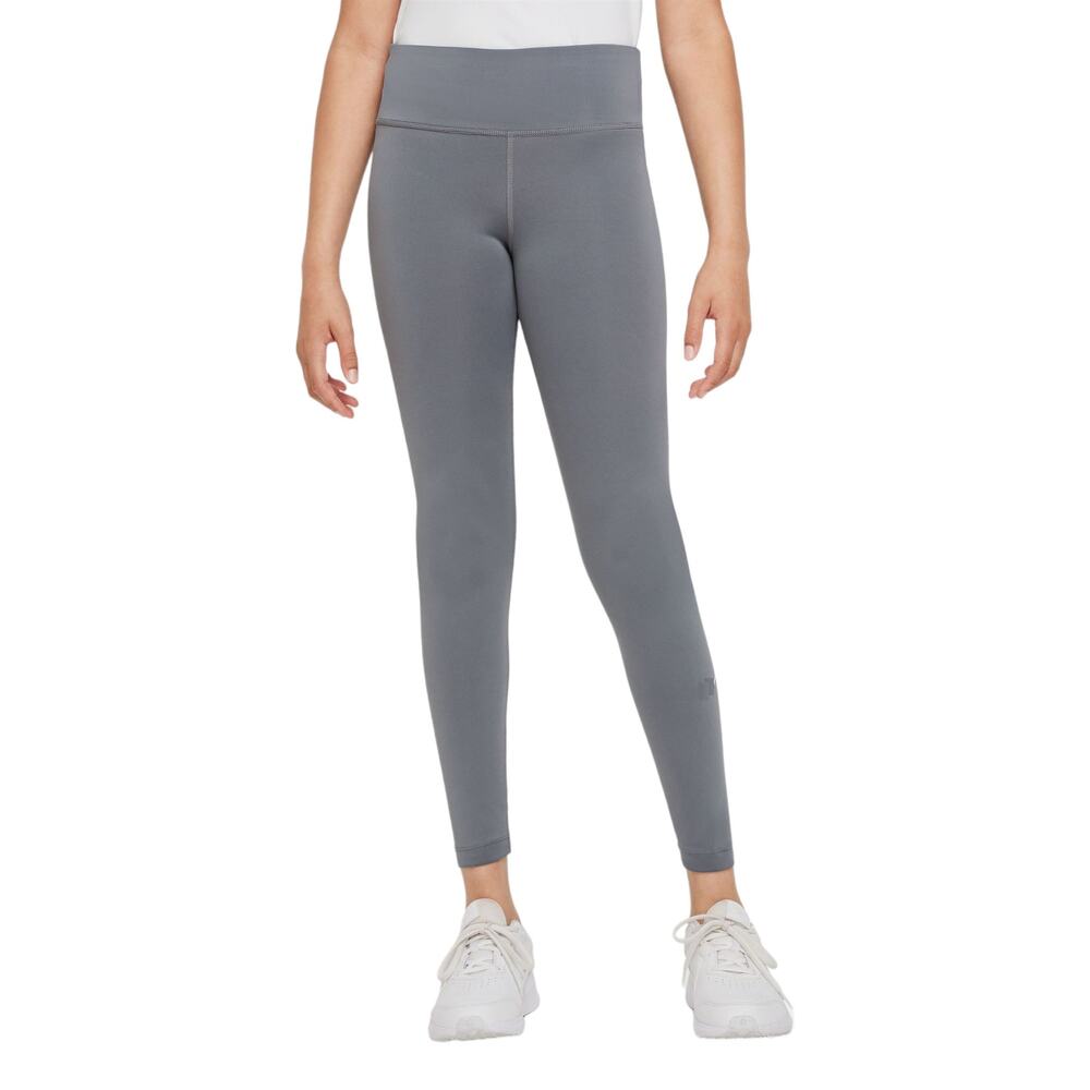 Unbranded Girls Light Gray Stretch Leggings Youth Size Small-Medium